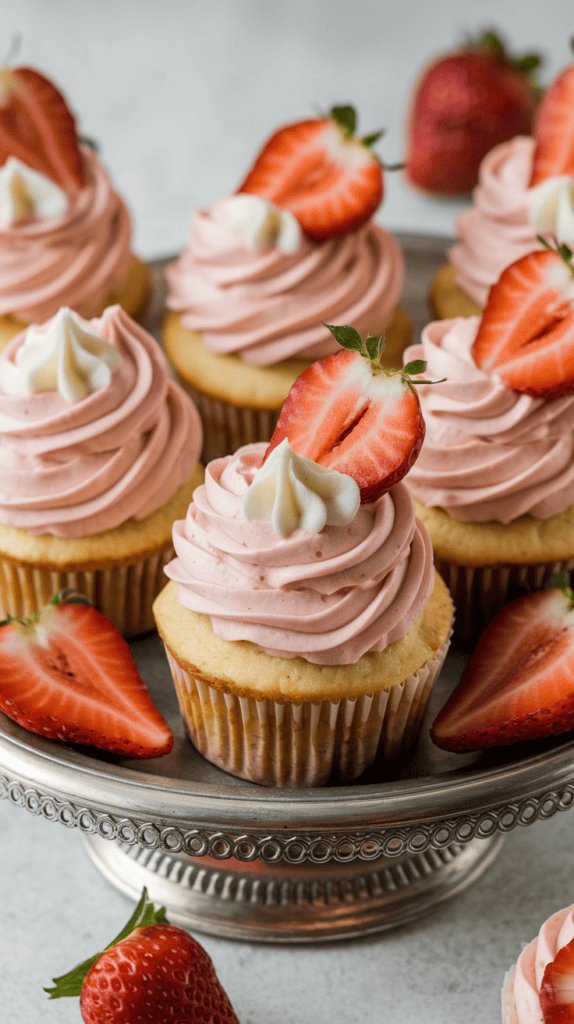 Strawberry Cheesecake Cupcakes