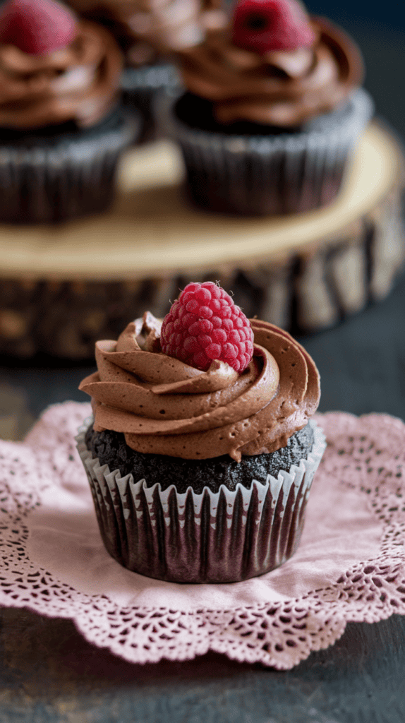 Chocolate Raspberry Cupcakes