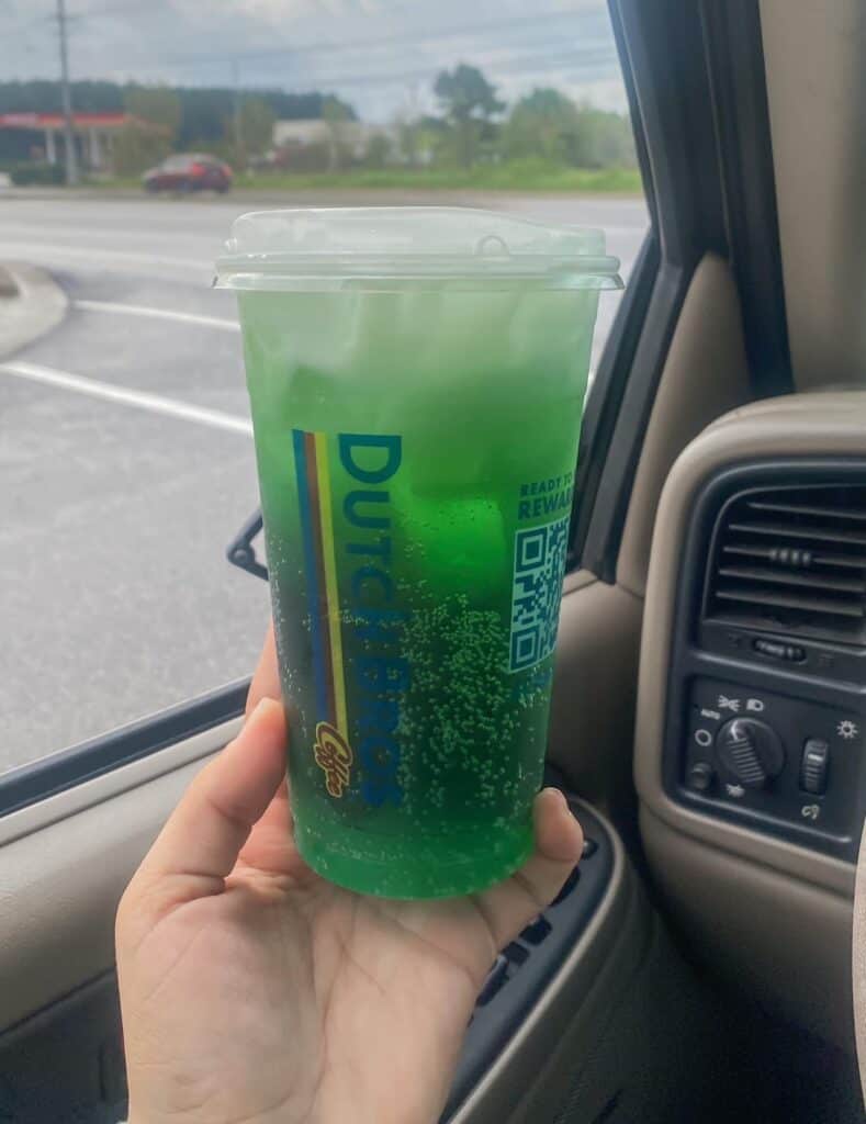 Blue Raspberry Coconut Sparkling Soda