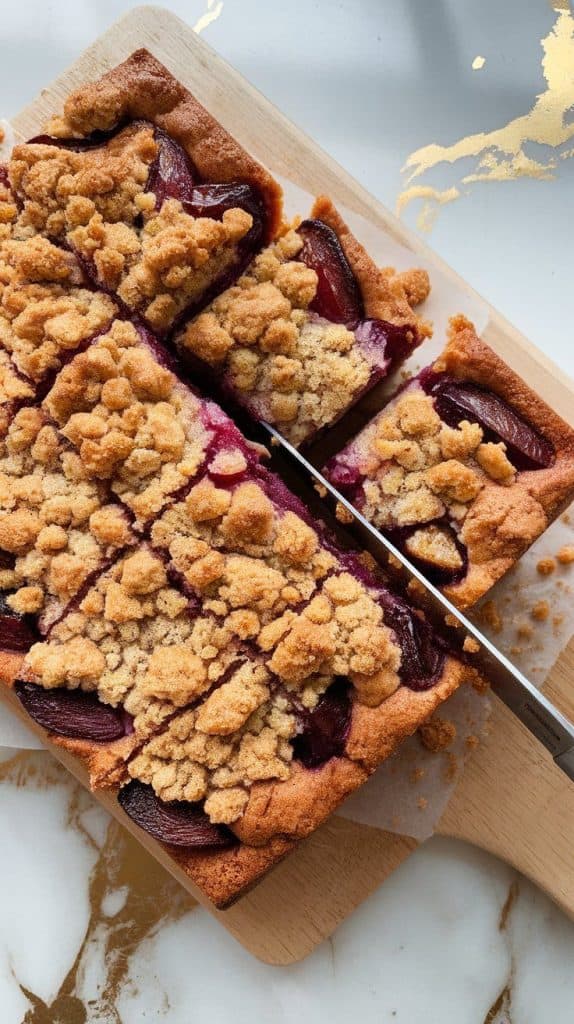 German Plum Cake with Streusel