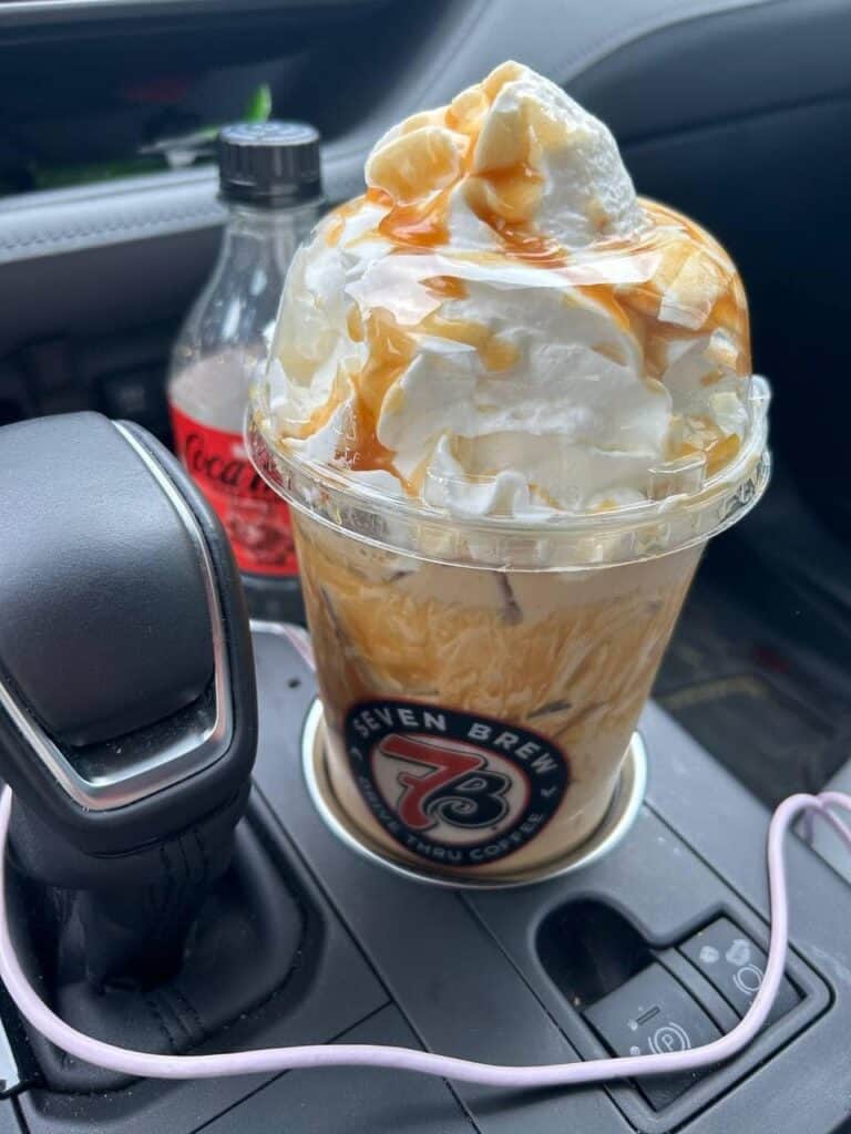 Iced Irish blondie extra sweet