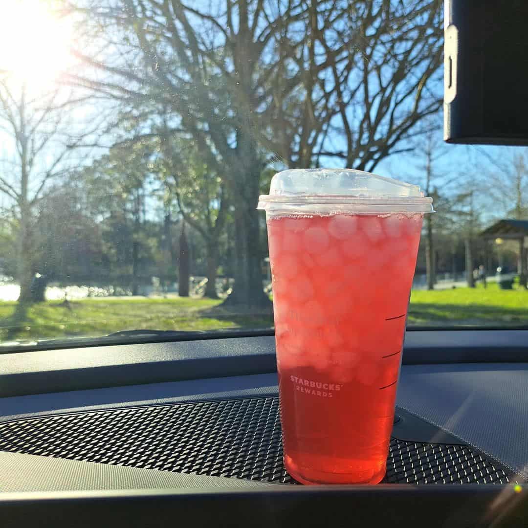 Iced Passion Tango Tea at Starbucks