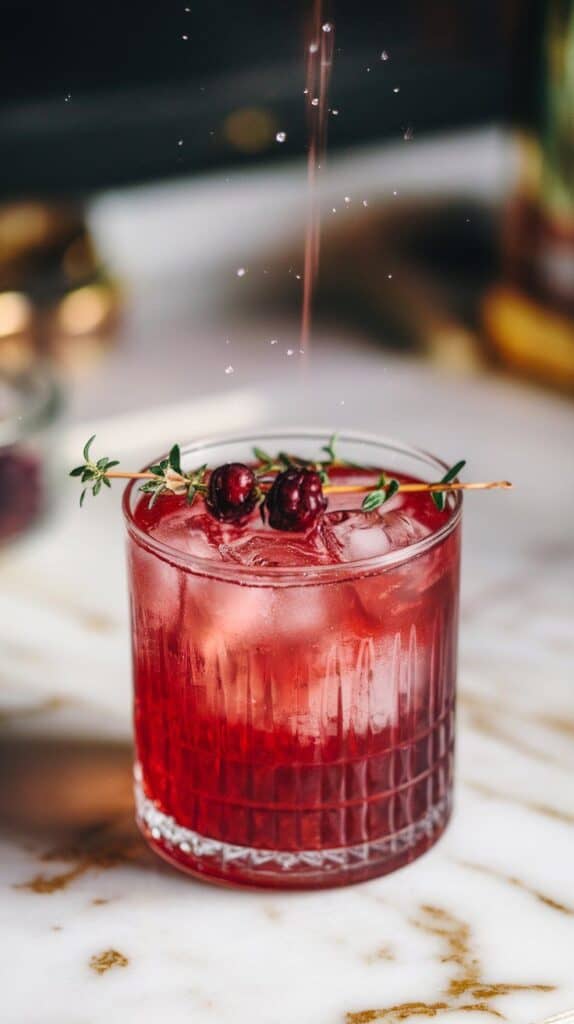 Mulberry Shrub Cocktail
