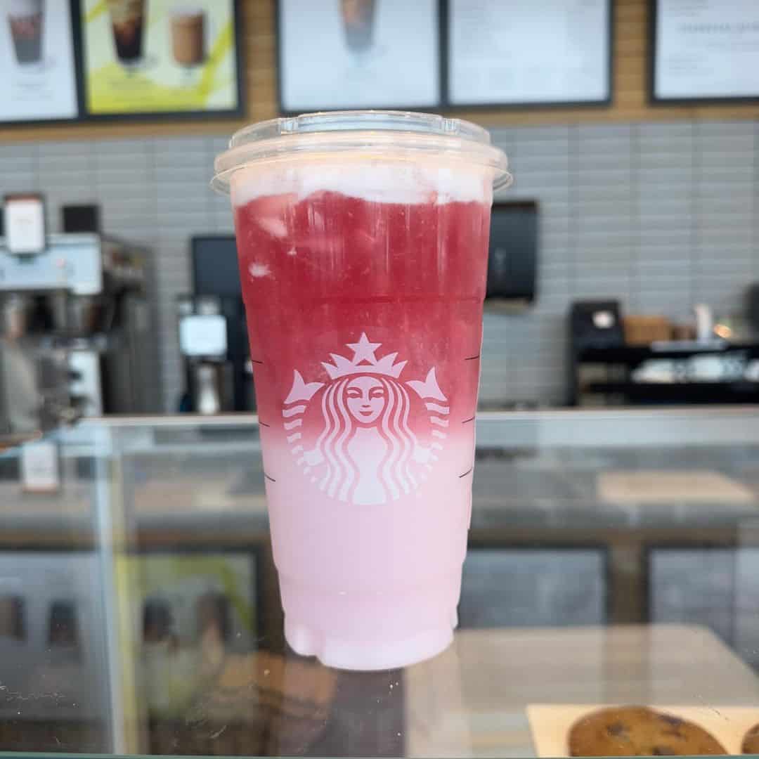 Passion Pink Layered Drink