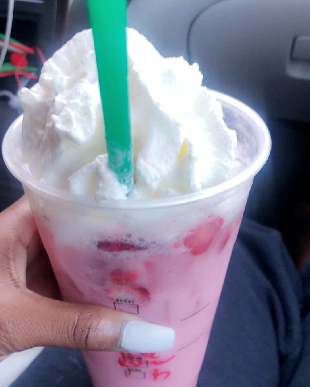 Pink Drink with Whipped Cream