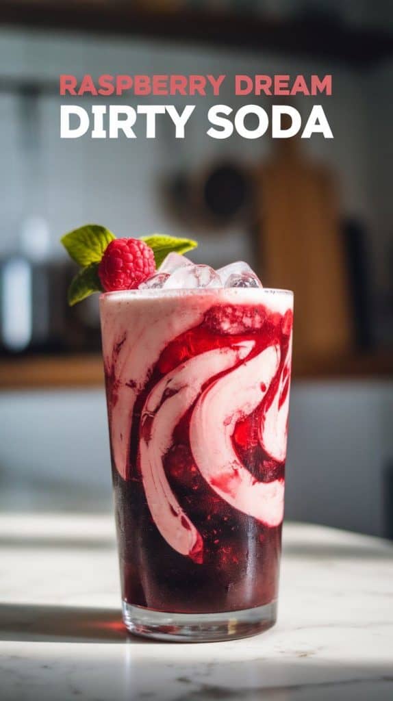 Raspberry Dream Dirty Soda