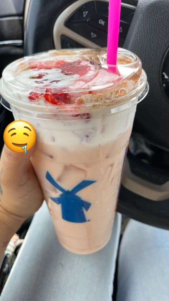 Horchata Chai with vanilla honey Boba