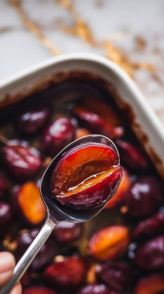 Roasted Plum Compote