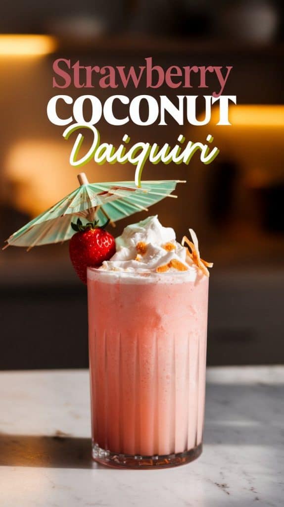 Strawberry Coconut Daiquiri