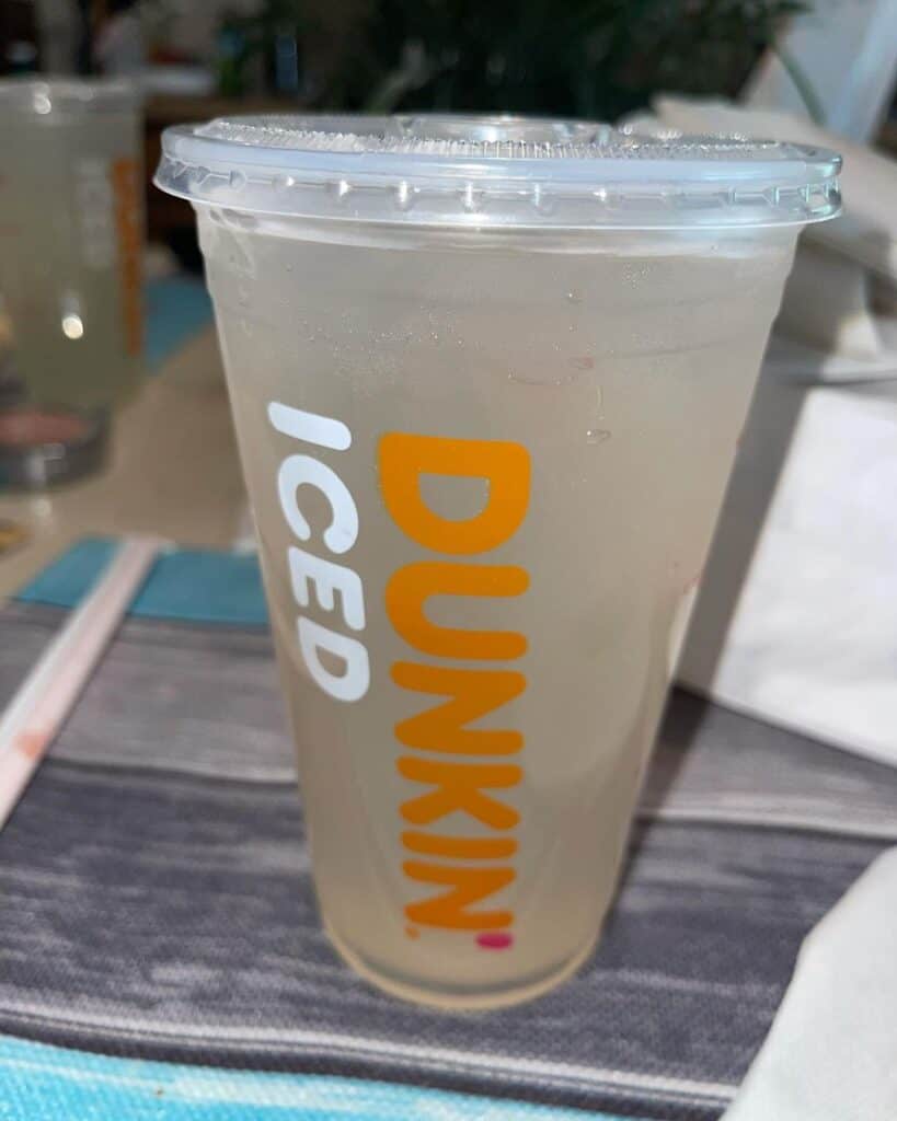 Dunkin lemonade refresher