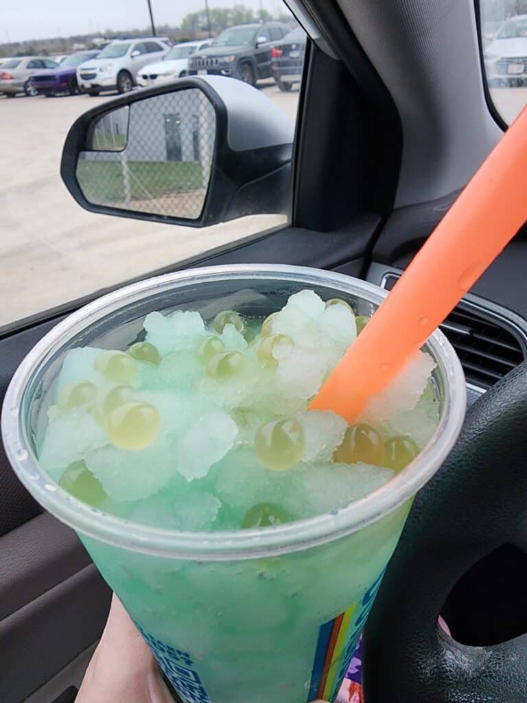 Tropical Mint Boba Soda