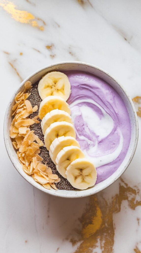 Ube Coconut Yogurt Bowl
