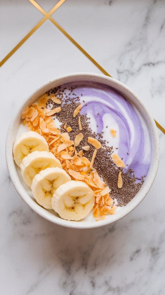 Ube Coconut Yogurt Bowl