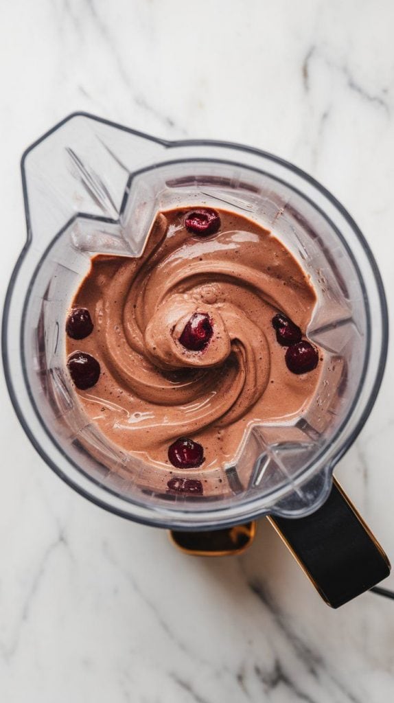 Vegan Chocolate Cherry Protein Shake