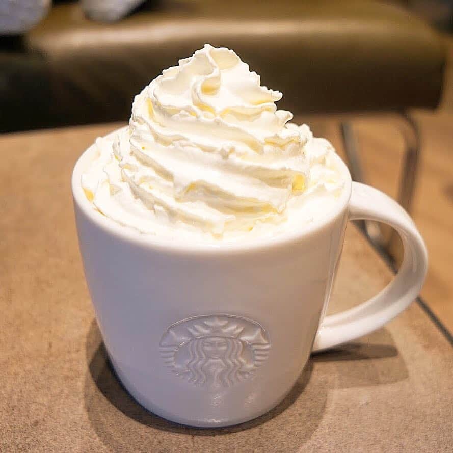 White Hot Chocolate at starbucks
