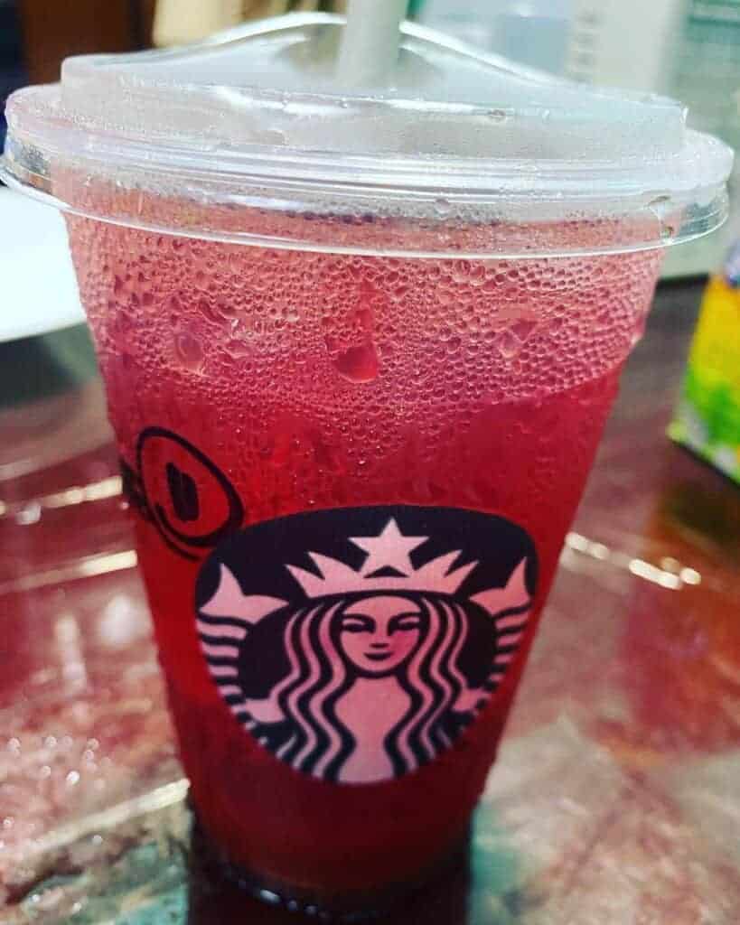 Youthberry Tea at starbucks