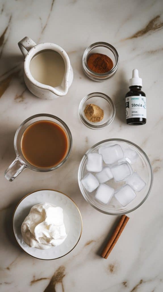 Keto Maple Spice Iced Coffee ☕️🍁