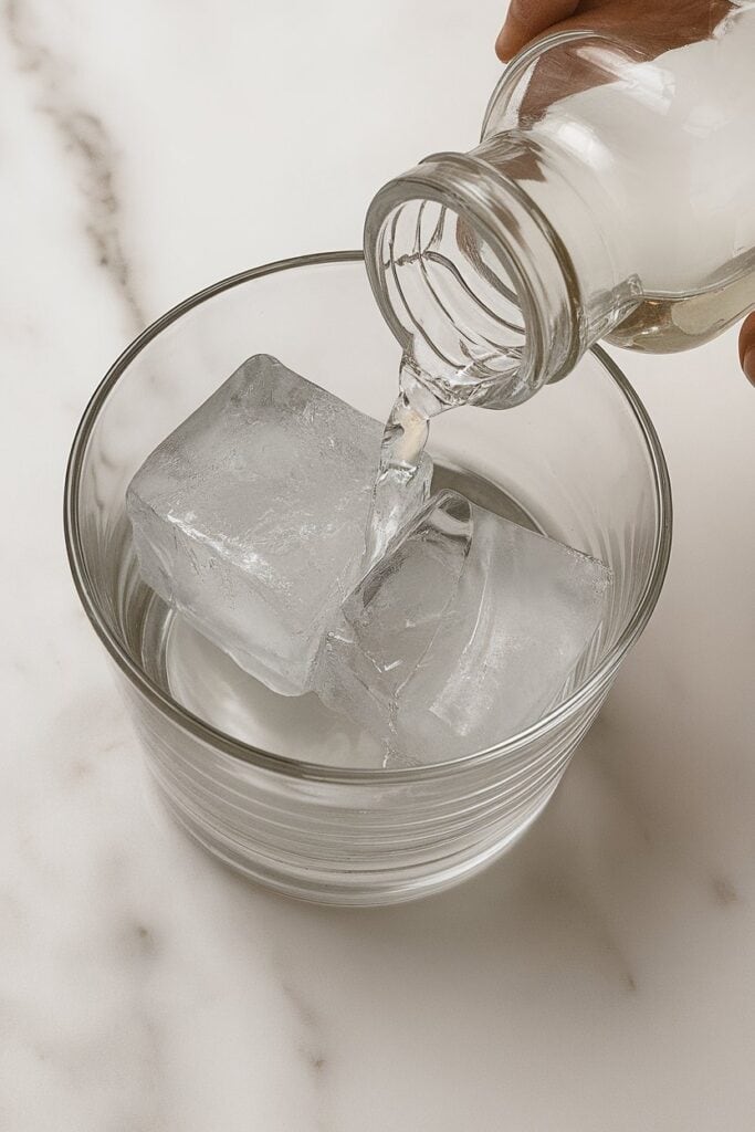 Step 2: Add 2 oz vodka