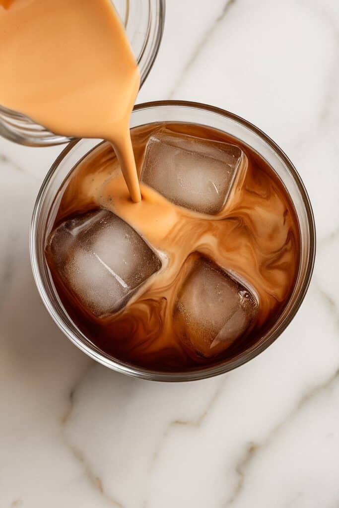 Step 4: Add 1 oz pumpkin spice creamer