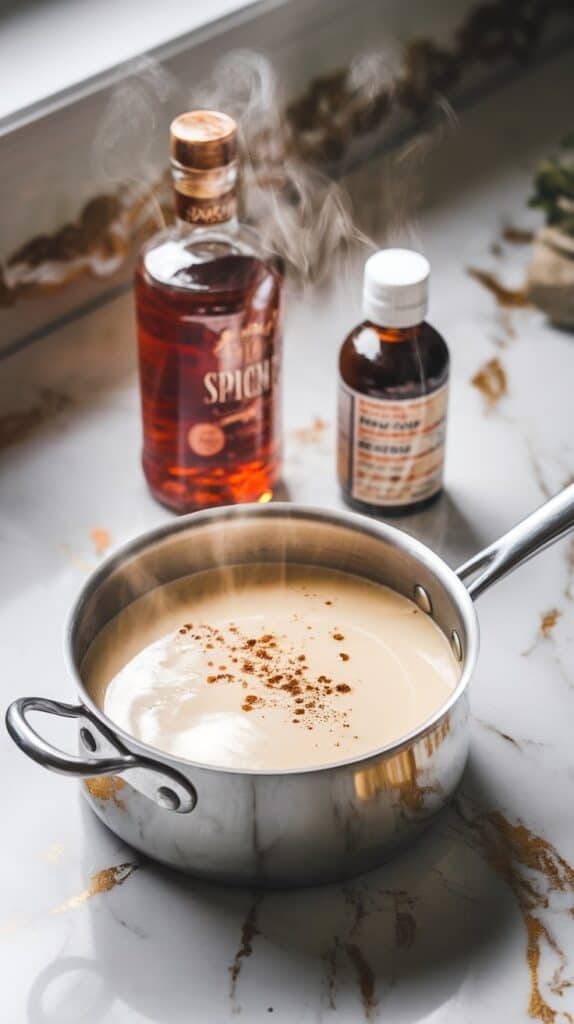 5. Add Vanilla and Rum