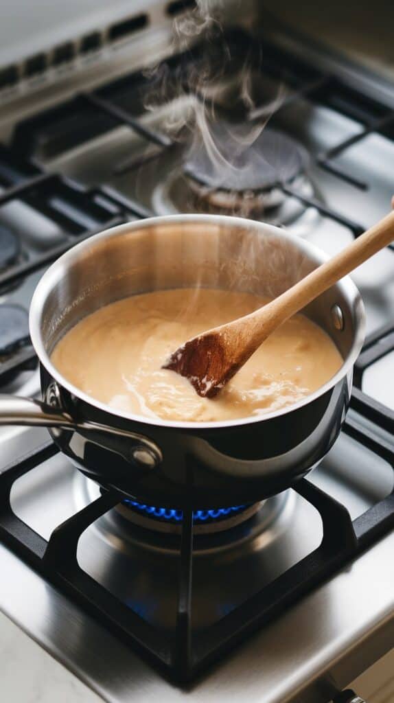 4.Cook the Eggnog