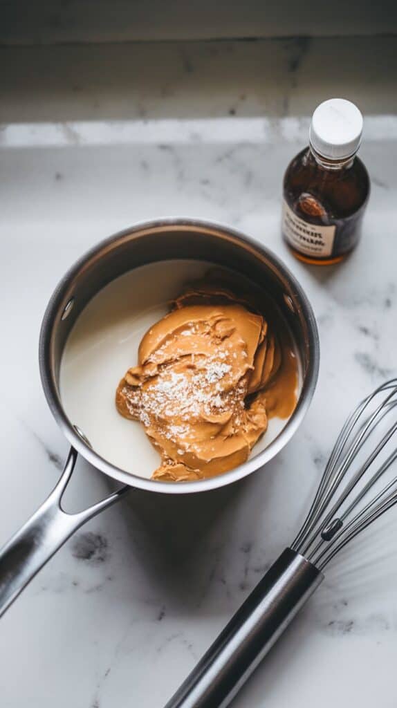 Homemade Peanut Butter Coffee Creamer