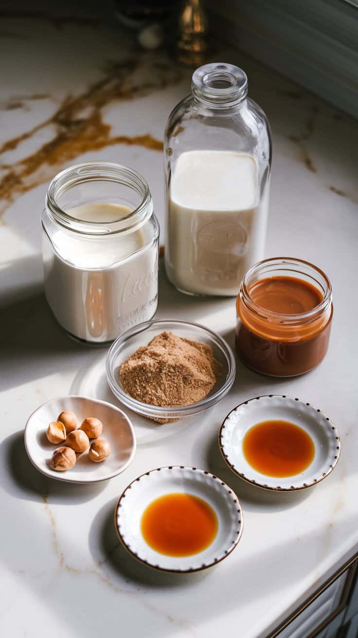 Homemade Toffee Nut Coffee Creamer