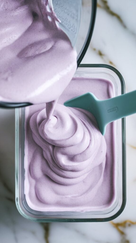 Honey Lavender Frozen Yogurt