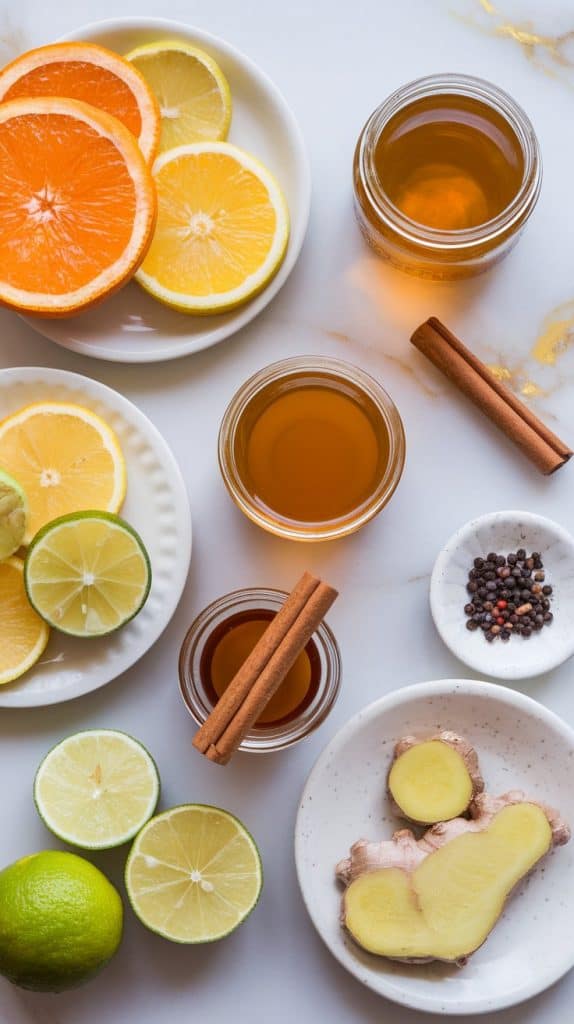 Refreshing Spiced Citrus Shrub