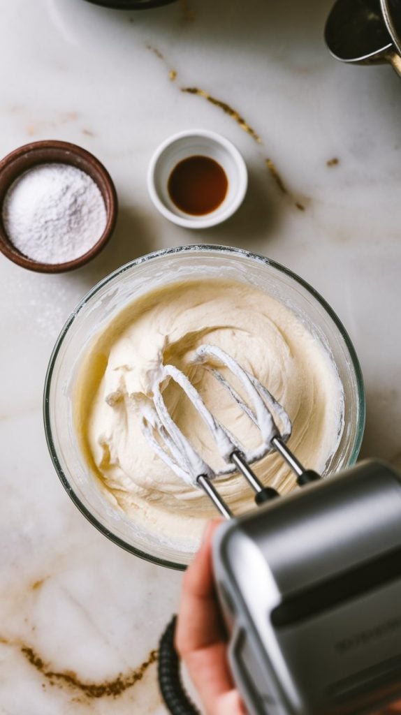8. Make the Whipped Cream Frosting