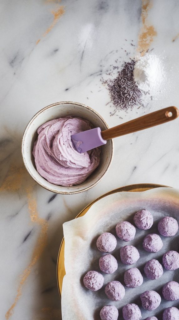 Honey Lavender White Chocolate Truffles