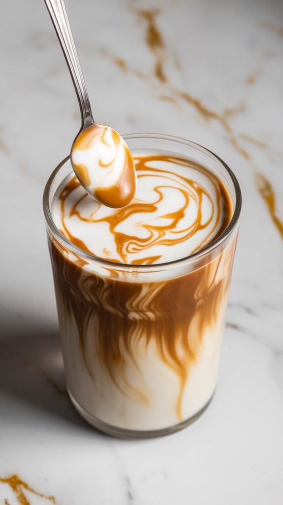 Caramel Pumpkin Spice Iced Coffee