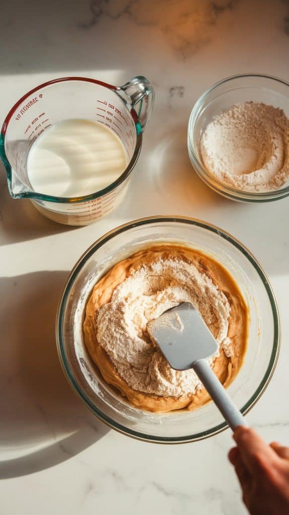 5. Combine Wet and Dry Ingredients