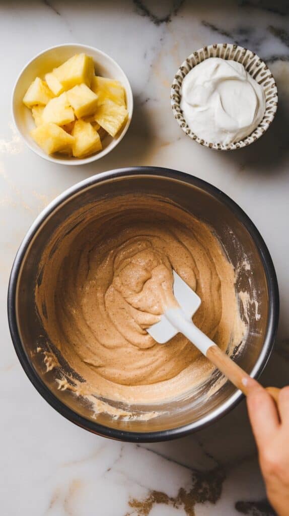 Pineapple Coconut Coffee Cake
