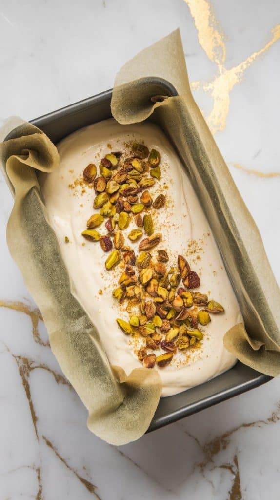 pistachio cardamom frozen yogurt