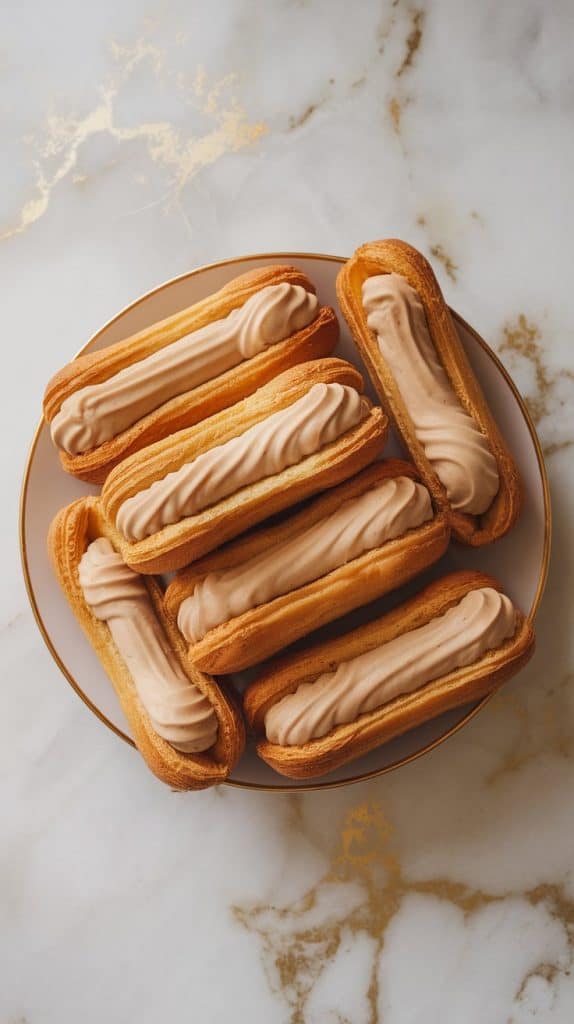 Homemade Coffee Éclairs