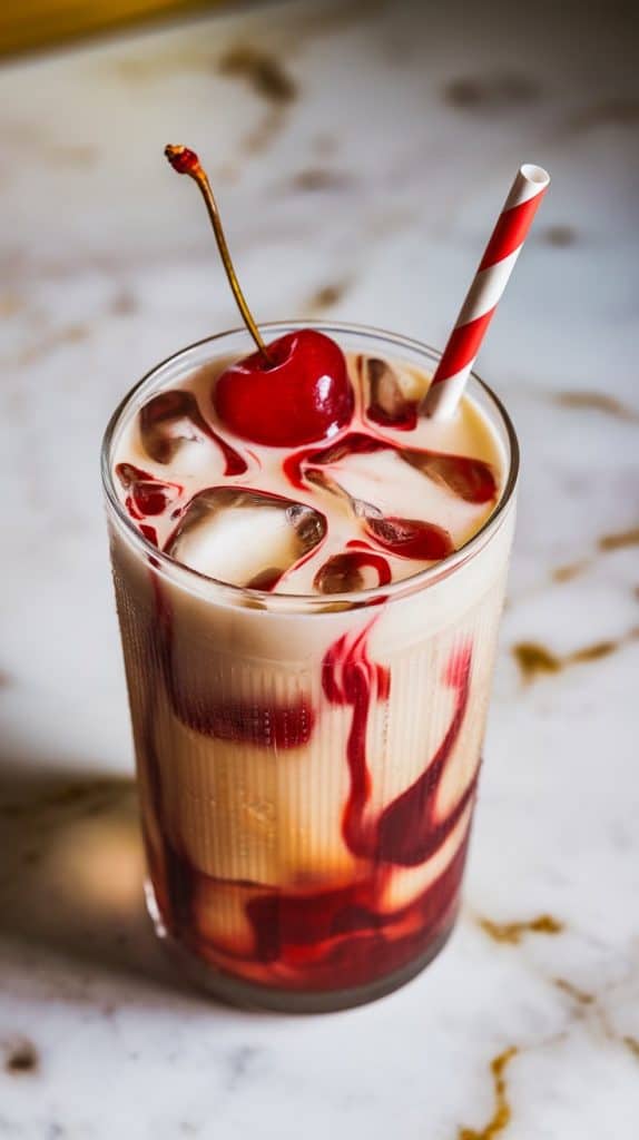 Cherry Swirl Dirty Soda