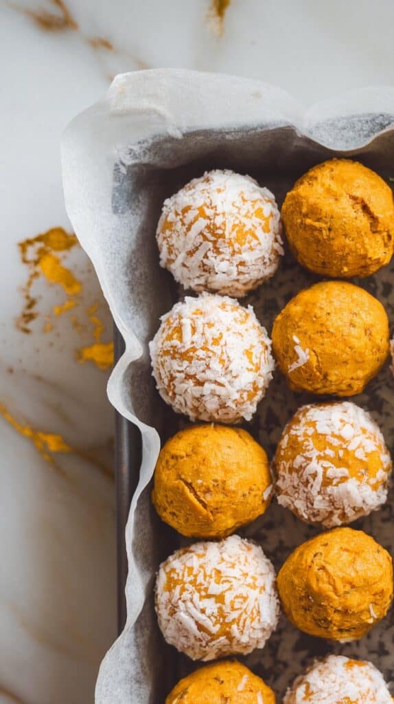 Golden Turmeric Protein Balls