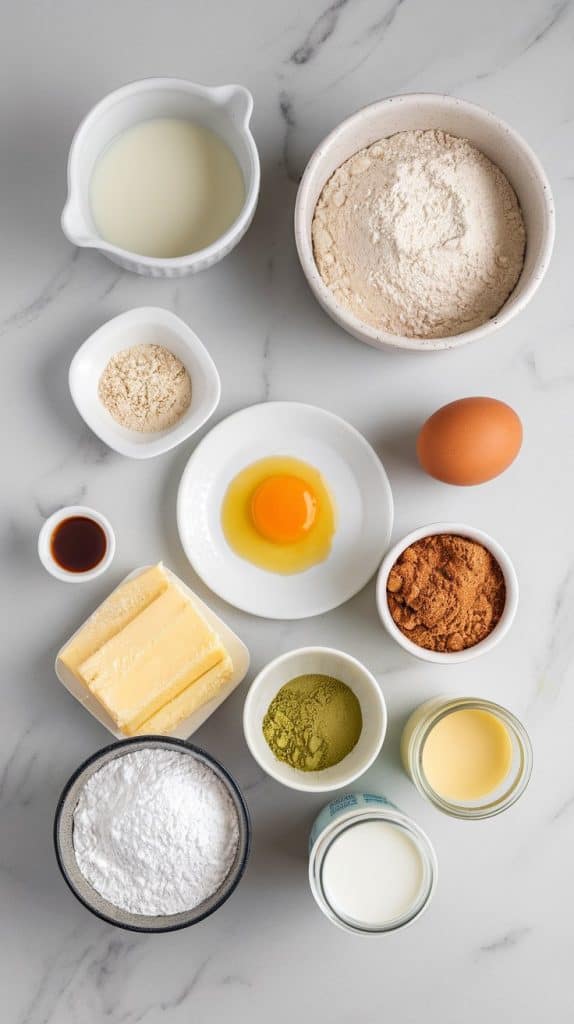 For the Matcha Glaze: