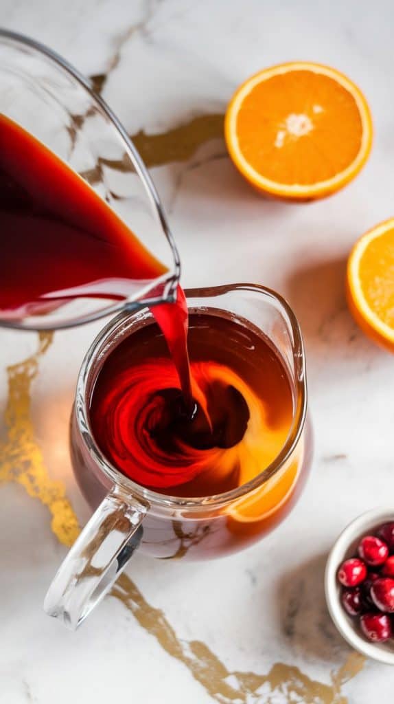 Crisp Orange Cranberry Sweet Tea