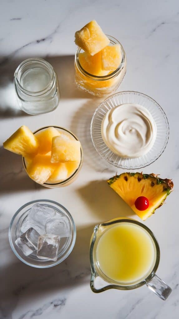 🌈 Rainbow Layered Piña Colada