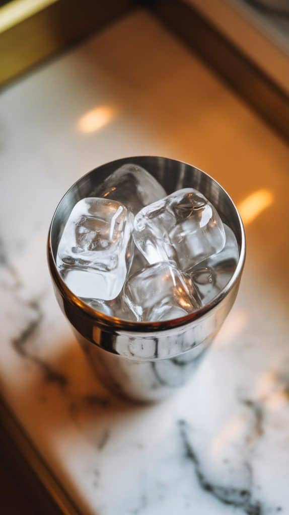 Step 1: Fill the Cocktail Shaker with Ice