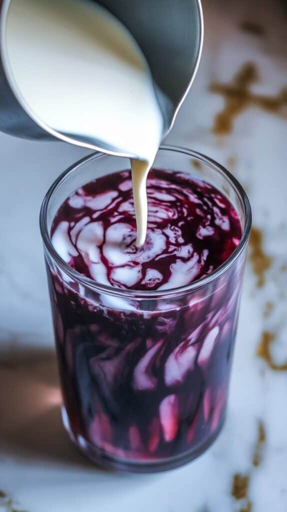 Cheese Foam Grape Milk Tea