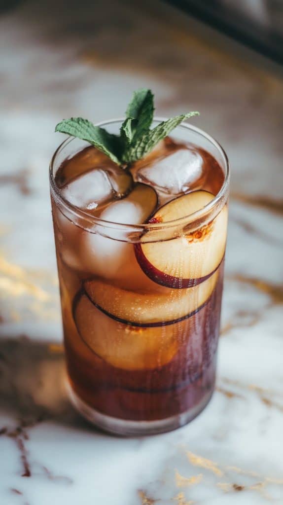 Cold Brew Plum Iced Tea