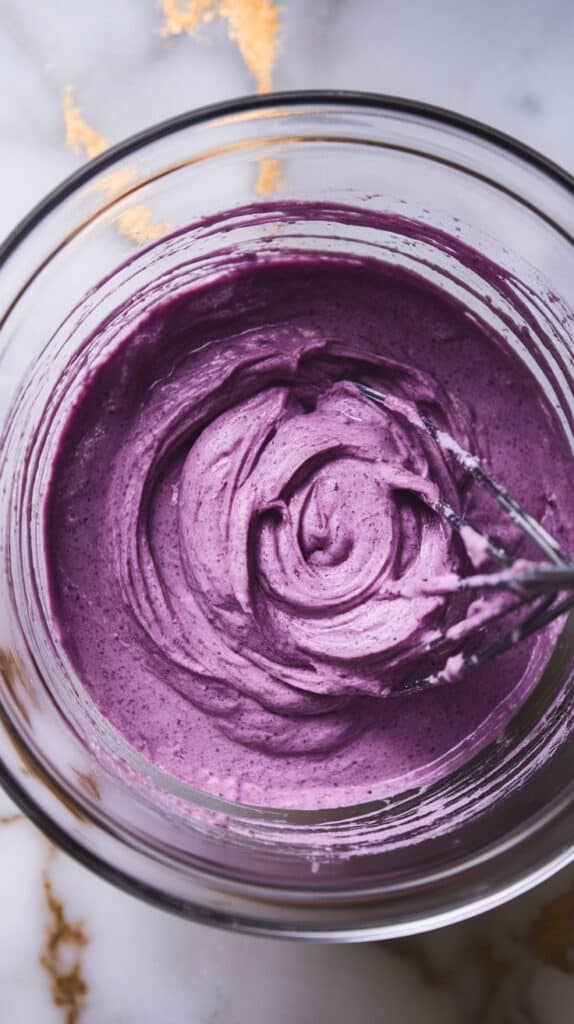 Ube Leche Flan Layer Cake