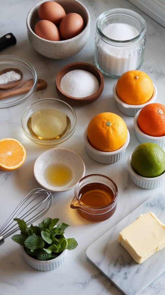 Pavlova with Meyer Lemon Curd & Citrus Salad