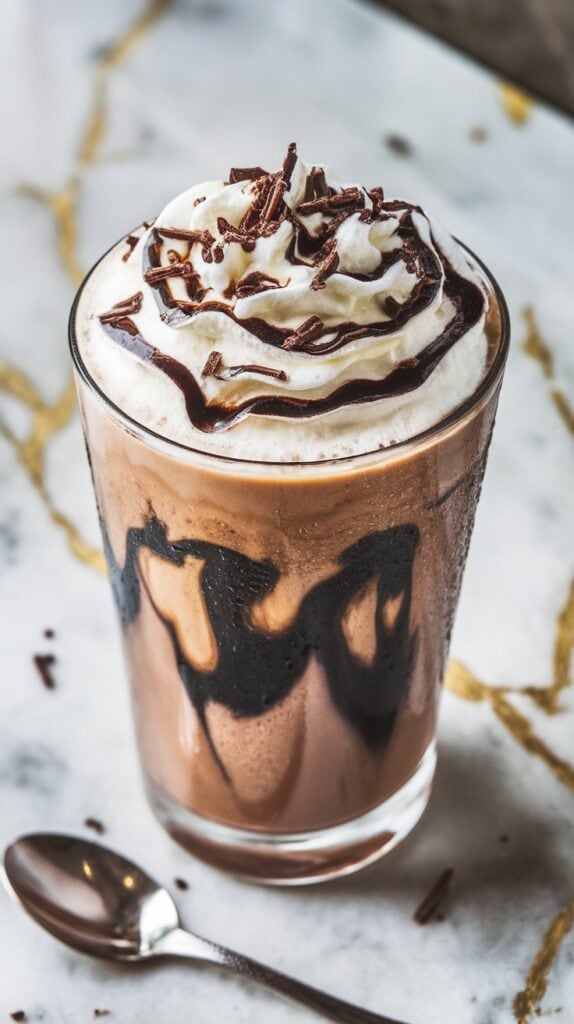 Black Garlic Mocha Frappe