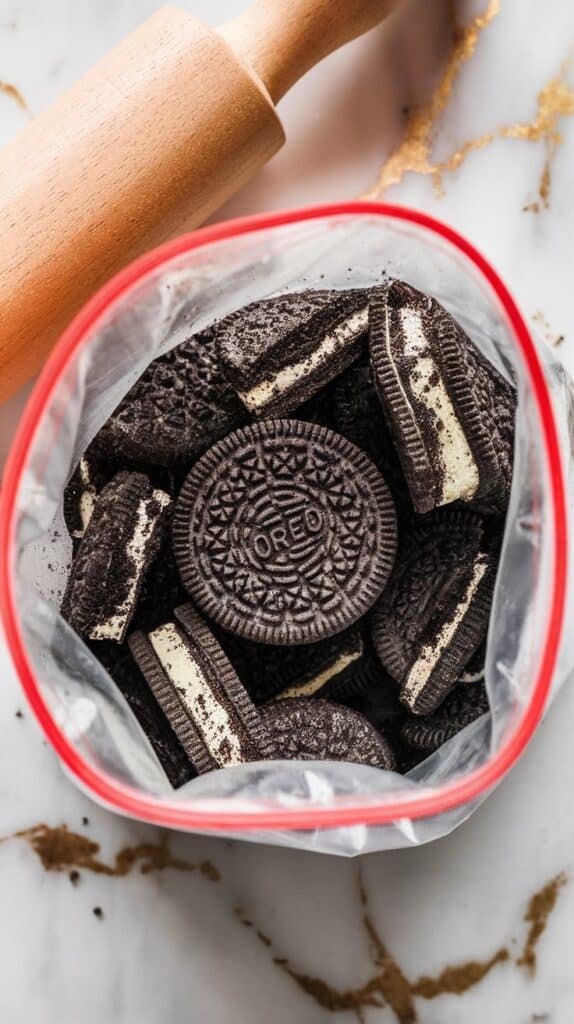 Cookies and Cream Fudge Trifle