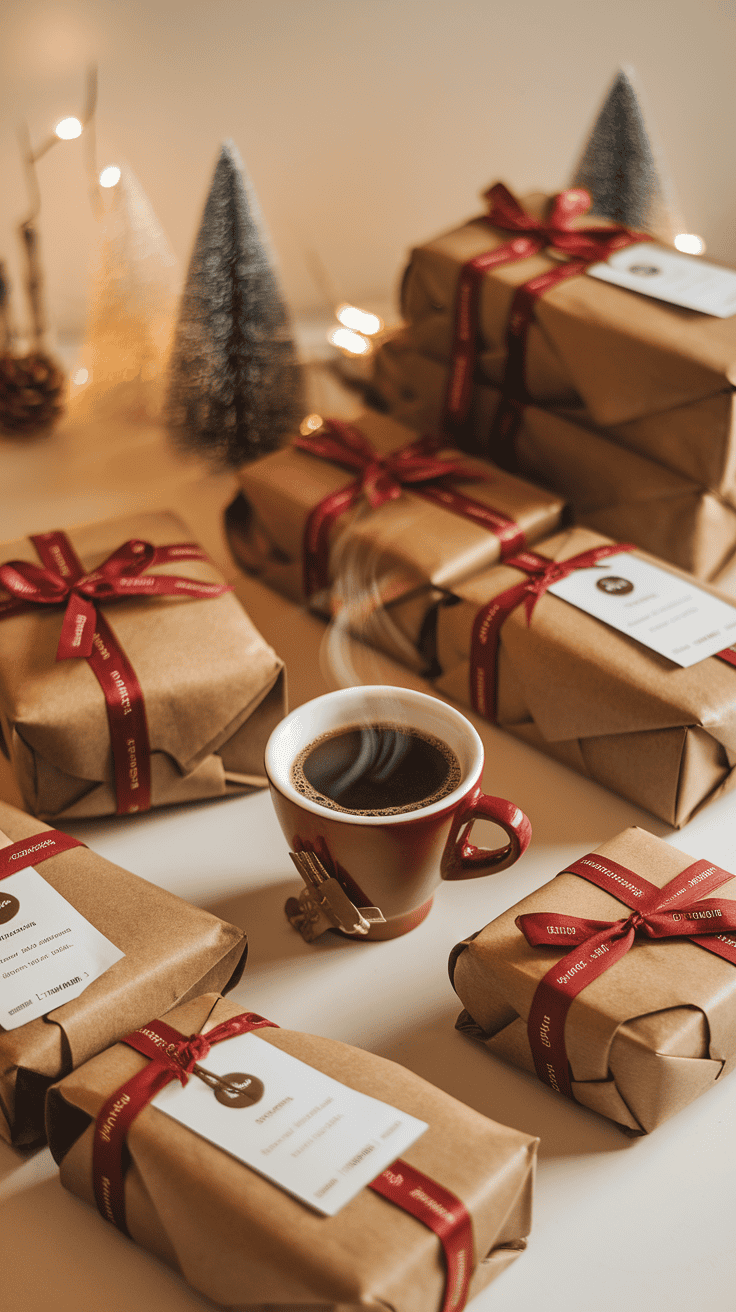 41 Charming Christmas Coffee Gift Basket Ideas for Perfect Holiday Surprises