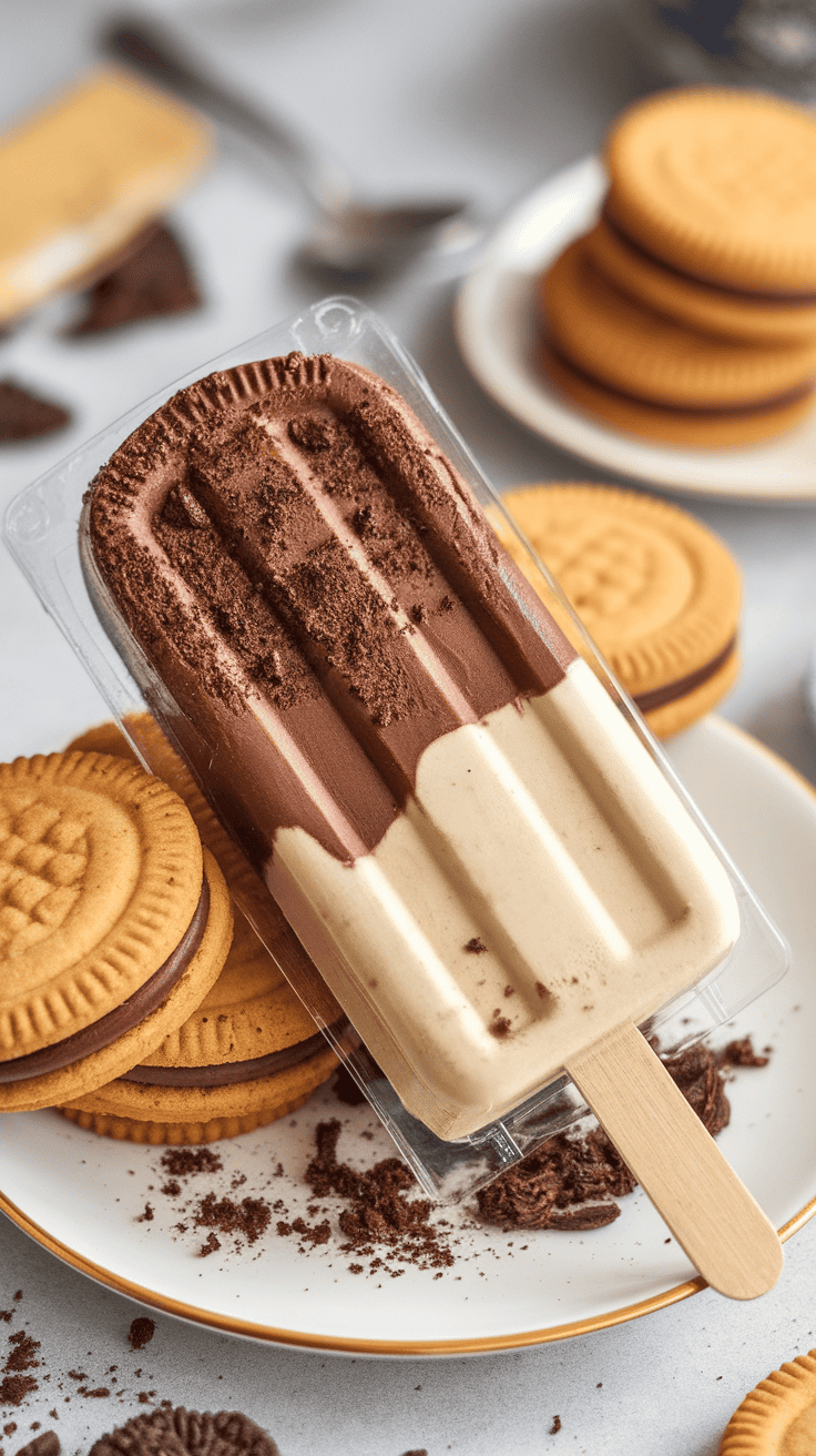 Coffee and Coconut Popsicles